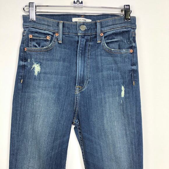 GRLFRND Kendall Skinny Jeans High Rise Waist Distressed Size 24 $228 - Picture 2 of 8